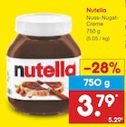 Nuss-Nugat-Creme Angebote von Nutella bei Netto Marken-Discount Schwerin für 3,79 €
