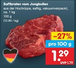 Aktuelle Braten Angebote bei Netto Marken-Discount in Cottbus Aktuelles Saftbraten vom Jungbullen Angebot bei Netto Marken-Discount in Cottbus ab 1,29 €