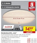 Deckenleuchte Lola bei toom Baumarkt im Bottrop Prospekt für 14,99 €