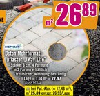 Hornbach Lübeck - Beton Mehrformatpflaster „iWay Life“ Angebot im Prospekt Beton Mehrformatpflaster „iWay Life“ bei Hornbach im Lübeck Prospekt für 25,89 €