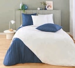 Parure housse de couette 240x220cm + 2 taies d'oreiller 63x63cm - Hyper U à Cambrai Parure housse de couette 240x220cm + 2 taies d'oreiller 63x63cm en promo chez Hyper U Cambrai à 6,90 €