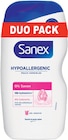 Gel douche Derma Care Hypoallergénique - Sanex - Intermarché Super Gel douche Derma Care Hypoallergénique - Sanex à 4,47 € dans le catalogue Intermarché Super