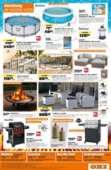 Gasgrill im aktuellen OBI Prospekt (Erfurt) Gasgrill im OBI Prospekt "BIBERSTARKE ANGEBOTE" mit 4 Seiten (Erfurt)