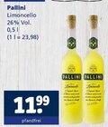 Limoncello im Angebot bei Getränkewelt in Herten Limoncello Angebote von Pallini bei Getränkewelt Herten für 11,99 €
