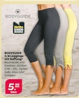 3/4 Leggings mit Raffung Gelb von Bodyguide im aktuellen Netto mit dem Scottie Prospekt