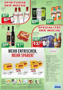 Energydrink im aktuellen Getränke Paradies Prospekt (Lünen) Energydrink im Getränke Paradies Prospekt "DIE GETRÄNKEKÖNNER" mit 4 Seiten (Lünen)