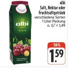 Saft, Nektar oder Fruchtsaftgetränk Angebote von albi bei nah und gut Würzburg für 1,59 €
