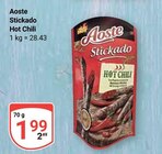 Stickado Hot Chili im Angebot bei GLOBUS in Rostock Stickado Hot Chili Angebote von Aoste bei GLOBUS Rostock für 1,99 €