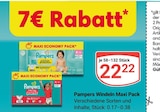 Windeln Maxi Pack Angebote von Pampers bei GLOBUS Amberg für 22,22 €