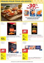 Saumon Angebote im Prospekt "PÂQUES POUR TOUS LES GOÛTS" von Carrefour Saumon Angebote im Prospekt "PÂQUES POUR TOUS LES GOÛTS" von Carrefour auf Seite 47