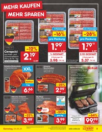 Netto Marken-Discount Schweinerueckensteak im Prospekt 