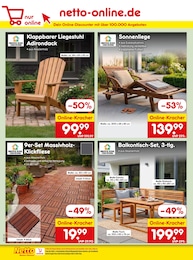 Liegestuhl Angebot & Preis im aktuellen Netto Marken-Discount Prospekt Liegestuhl Angebot im aktuellen Netto Marken-Discount Prospekt auf Seite 48