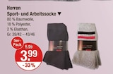 Herren Sport- und Arbeitssocke Angebote bei V-Markt München für 3,99 €