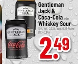 Trinkgut Dillingen - Gentleman Jack & Coca-Cola Angebot im Prospekt Gentleman Jack & Coca-Cola bei Trinkgut im Dillingen Prospekt für 2,49 €