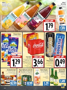 Coca Cola im EDEKA Prospekt "Aktuelle Angebote" mit 20 Seiten (Gießen)