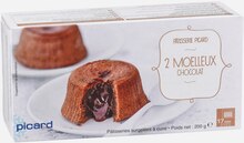 Picard Le Rouet - 2 moelleux au chocolat Promo 2 moelleux au chocolat dans le catalogue Picard "Un avant-goût de fêtes" à Le Rouet