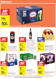 Offre Bière blonde dans le catalogue Carrefour du moment à la page 59