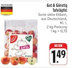 Tafeläpfel im Angebot bei EDEKA in Dresden Tafeläpfel Angebote von Gut & Günstig bei EDEKA Dresden für 1,49 €