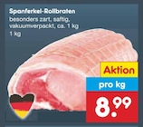 Spanferkel-Rollbraten im Angebot bei Netto Marken-Discount in Oranienburg Spanferkel-Rollbraten Angebote bei Netto Marken-Discount Oranienburg für 8,99 €