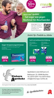 mea - meine apotheke Prospekt der Woche "Unsere September-Angebote" Seite 1, 01.10.2026 bis 31.10.2026 für Rochlitz Aktueller mea - meine apotheke Prospekt "Unsere September-Angebote" Seite 1 von 4 Seiten für Rochlitz
