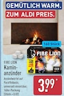 Kaminanzünder von Fire Lion im aktuellen ALDI Nord Prospekt