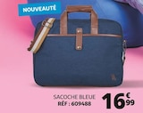 SACOCHE BLEUE en promo chez Auchan Hypermarché Créteil à 16,99 €