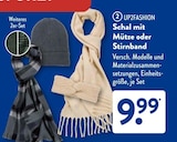 Schal mit Mütze von UP2FASHION im aktuellen ALDI SÜD Prospekt für 9,99 €
