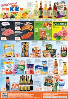 Veltins im aktuellen K+K - Klaas & Kock Prospekt (Löhne) Veltins im K+K - Klaas & Kock Prospekt "Wenn Lebensmittel, dann K+K" mit 12 Seiten (Löhne)