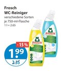 WC-Reiniger Zitrone von Frosch im aktuellen V-Markt Prospekt für 1,99 €
