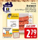 Aktuelles Frische Bratwurst Angebot bei E center in Mönchengladbach ab 2,79 €