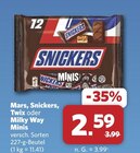 Aktuelle Snickers Angebote bei combi in Hannover Aktuelles Mars Minis Angebot bei combi in Hannover ab 2,59 €