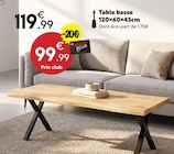 Promo Table basse à 99,99 € dans le catalogue Maxi Bazar à Lillers