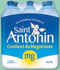 Eau minérale naturelle sans nitrates - SAINT ANTONIN - Netto Eau minérale naturelle sans nitrates - SAINT ANTONIN à 1,74 € dans le catalogue Netto