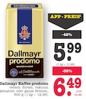 Kaffee prodomo im Angebot bei E center in Weinheim Kaffee prodomo Angebote von Dallmayr bei E center Weinheim für 5,99 €