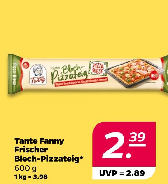 Frischer Blech-Pizzateig