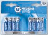 25% versés sur ma carte u sur les piles autonomie u - U en promo chez Super U Villeurbanne