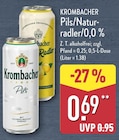 Pils/Natur-radler/0,0 % Angebote von Krombacher bei ALDI Nord Lutherstadt Wittenberg für 0,69 €