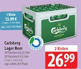 famila Nordost - Lager Beer 24 Flaschen à 0,33 Liter Angebot im Prospekt Lager Beer 24 Flaschen à 0,33 Liter bei famila Nordost im Prospekt "" für 13,99 €