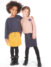 Stokomani Coignières - La jupe trapeze velours à boutons Promo La jupe trapeze velours à boutons dans le catalogue Stokomani "Stokomani, des marques, des prix ! " à Coignières
