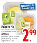 Melonen-Mix mit Honig- und Cantaloupemelone im Angebot bei EDEKA in Regensburg Melonen-Mix mit Honig- und Cantaloupemelone Angebote von Obstwerk bei EDEKA Regensburg für 2,99 €