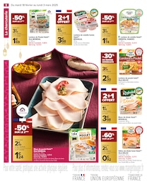 Offre Jambon de dinde dans le catalogue Carrefour du moment à la page 10