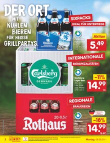 Bier im Netto Marken-Discount Prospekt "Aktuelle Angebote" mit 55 Seiten (Göppingen)