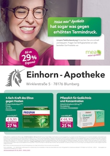 Aktueller mea - meine apotheke Prospekt "Unsere Februar-Angebote" Seite 1 von 4 Seiten für Blumberg