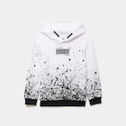 Sweat hoodie à capuche blanc garçon - La Halle Sweat hoodie à capuche blanc garçon à 12,59 € dans le catalogue La Halle