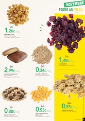 Promos Chocolat dans le catalogue "NOVEMBRE Foire au VRAC" de NaturéO Chocolat en promo dans le catalogue NaturéO à la page 3