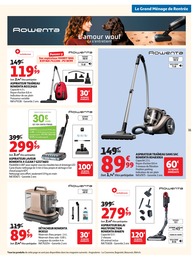 Prix et réduction Aspirateur Sans Sac dans le prospectus Auchan Hypermarché en cours Offre Aspirateur Sans Sac dans le catalogue Auchan Hypermarché du moment à la page 31
