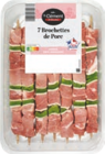 7 Brochettes de Porc - ST-CLÉMENT LE BOUCHER à 6,99 € dans le catalogue Aldi