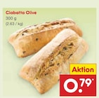 Aktuelle Oliven Angebote bei Netto Marken-Discount in Bottrop Aktuelles Ciabatta Olive Angebot bei Netto Marken-Discount in Bottrop ab 0,79 €