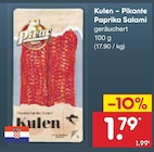 Aktuelle Paprika Angebote bei Netto Marken-Discount in Pforzheim Aktuelles Kulen – Pikante Paprika Salami Angebot bei Netto Marken-Discount in Pforzheim ab 1,79 €