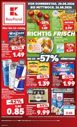 Kaufland Prospekt für Schwäbisch Hall mit 52 Seiten Kaufland Prospekt für Schwäbisch Hall: "Hier bin ich richtig", 52 Seiten, 20.08.2026 - 26.08.2026